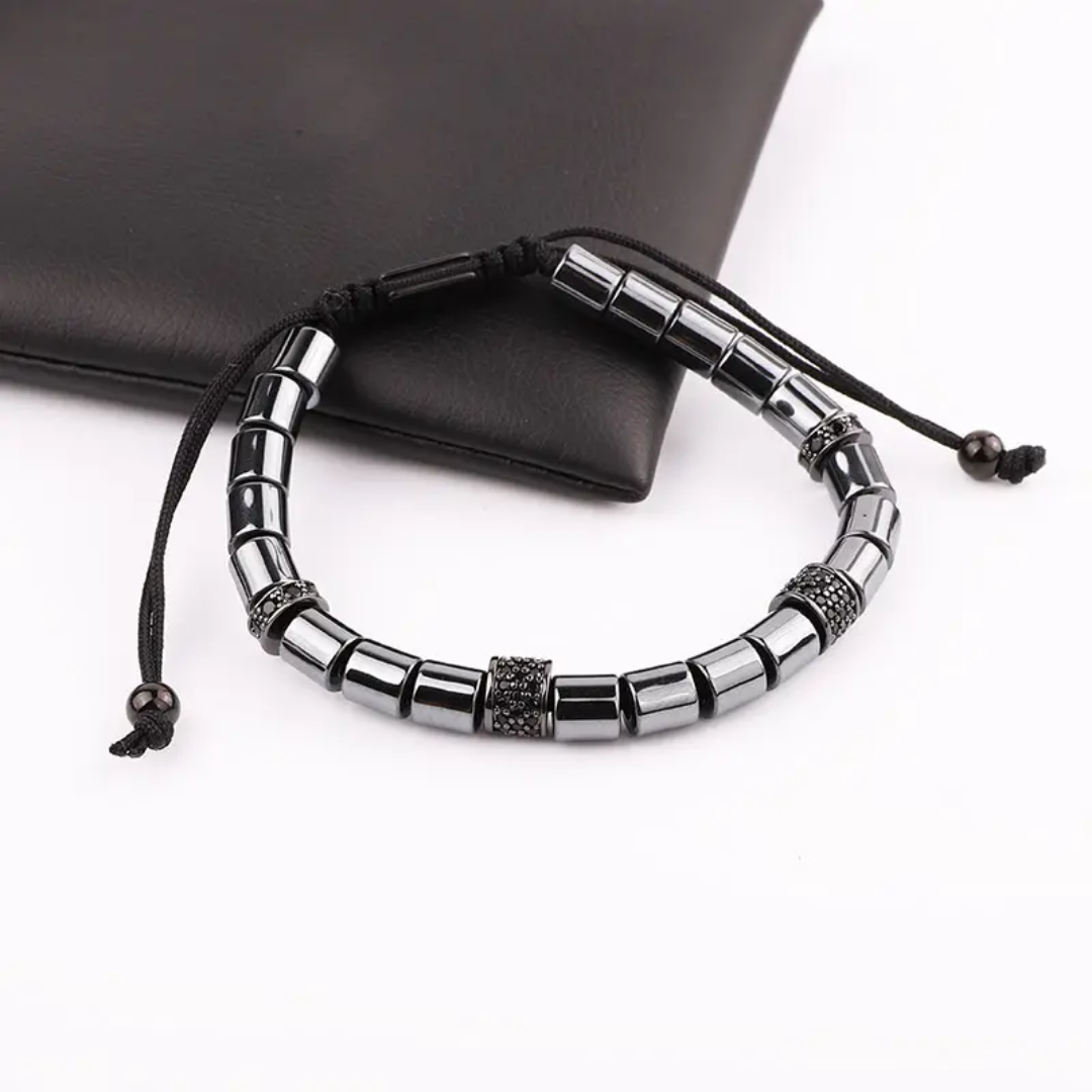Hematite Glow Bracelet